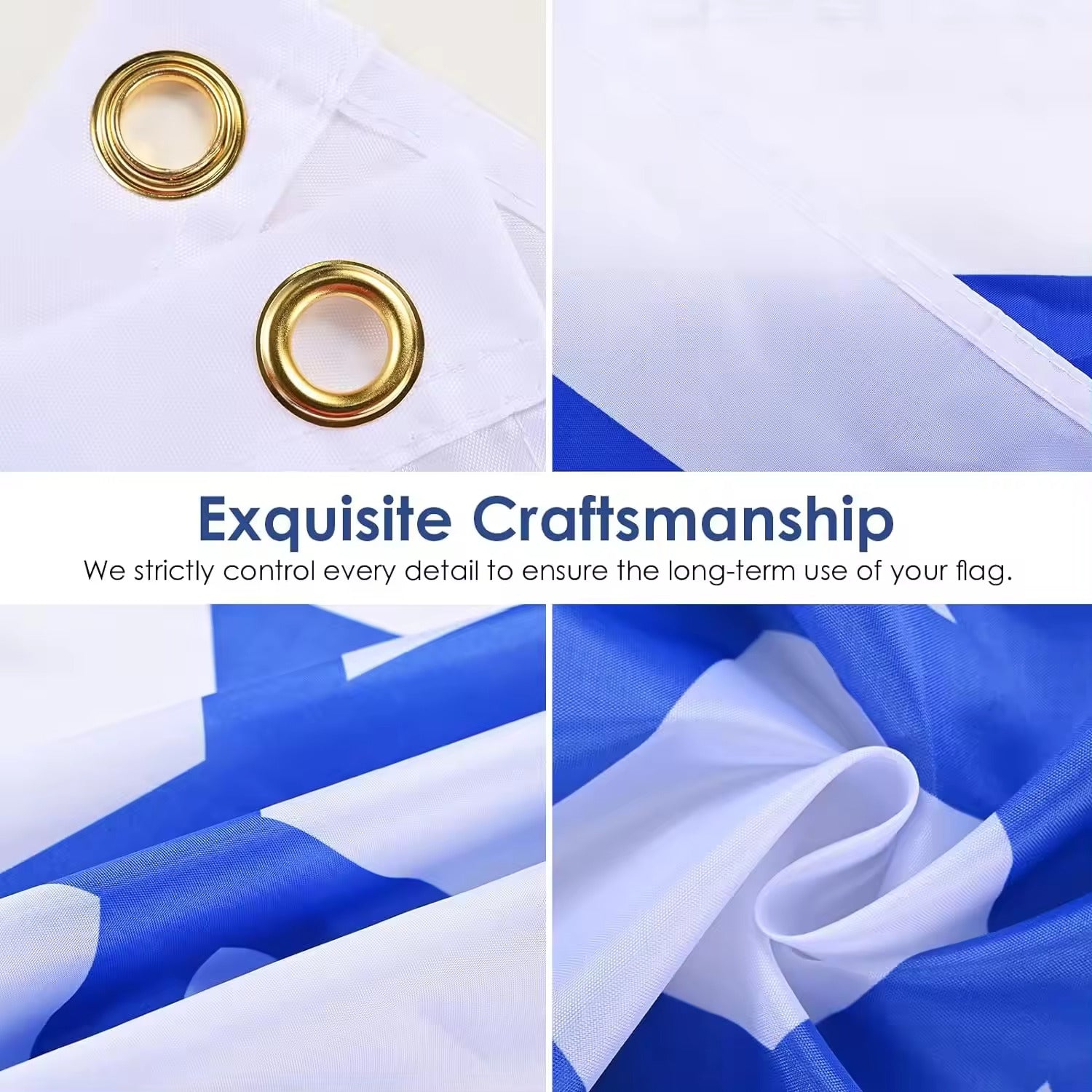 Israel Flag 3 ft x 5 ft Flag of Israel Israeli Flag NEW! Home & Garden:Yard, Garden & Outdoor Living:Décor:Flags Cozy Home Treasures